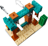 LEGO Minecraft The Illager Desert Patrol videospelset för barn, Outpost Mini Toy och tre minifigurer inklusive plundrare, tjänare och kaktusriddare 21267 Byggset Besuche den LEGO-Store