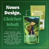 Naturalebio BIO Grönt tepulver 100 g. För matlagning och bakning. Original japansk matcha. Grönt te från Japan, veganskt, glutenfritt och icke-GMO. Naturlig ekologisk produkt.