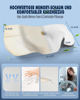 Nackkudde Ortopedisk kudde för nacksmärta Memory Foam Kudde Ergonomisk kudde för optimalt stöd Nackstödskudde för laterala rygg- och magstöd Cervikala ortopediska kuddar Naty Shop