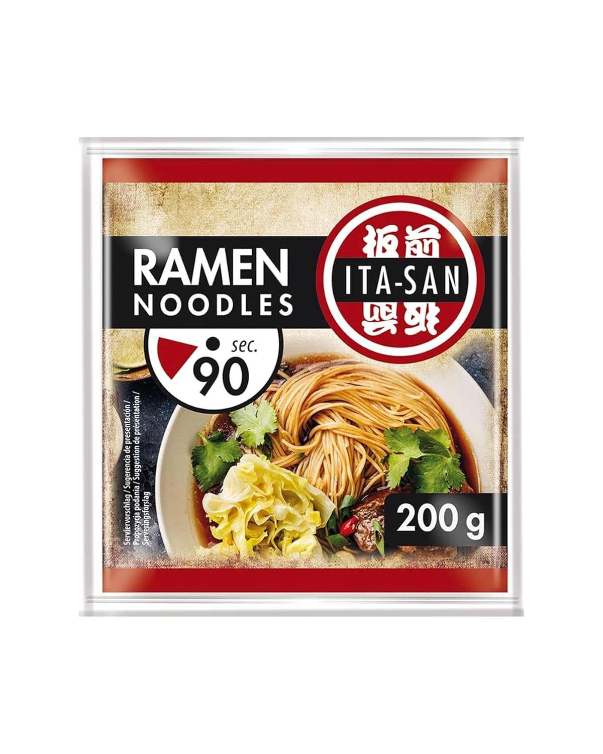 ITA-SAN Ramen nudlar, snabb och enkel tillagning, 30 x 200 g