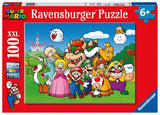 Pussel för barn 100 bitar XXL - Nintendo Super Mario Fun Puzzle Naty Shop Singel Singel