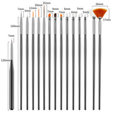 31 Stück Professionelle Nagel Pinsel Set, Dual-Ended Nagelpinsel, Pinsel Für Gelnägel, Acrylic Nagel Art Penna, Nail Art Dotting Tools, Nail Brush Für DIY Nagelkunst Salon Design