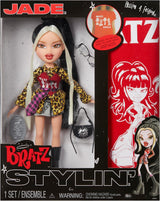 Bratz Stylin' Jade Moderiktig T-shirt stil docka Inkluderar tillbehör Söt flickleksak