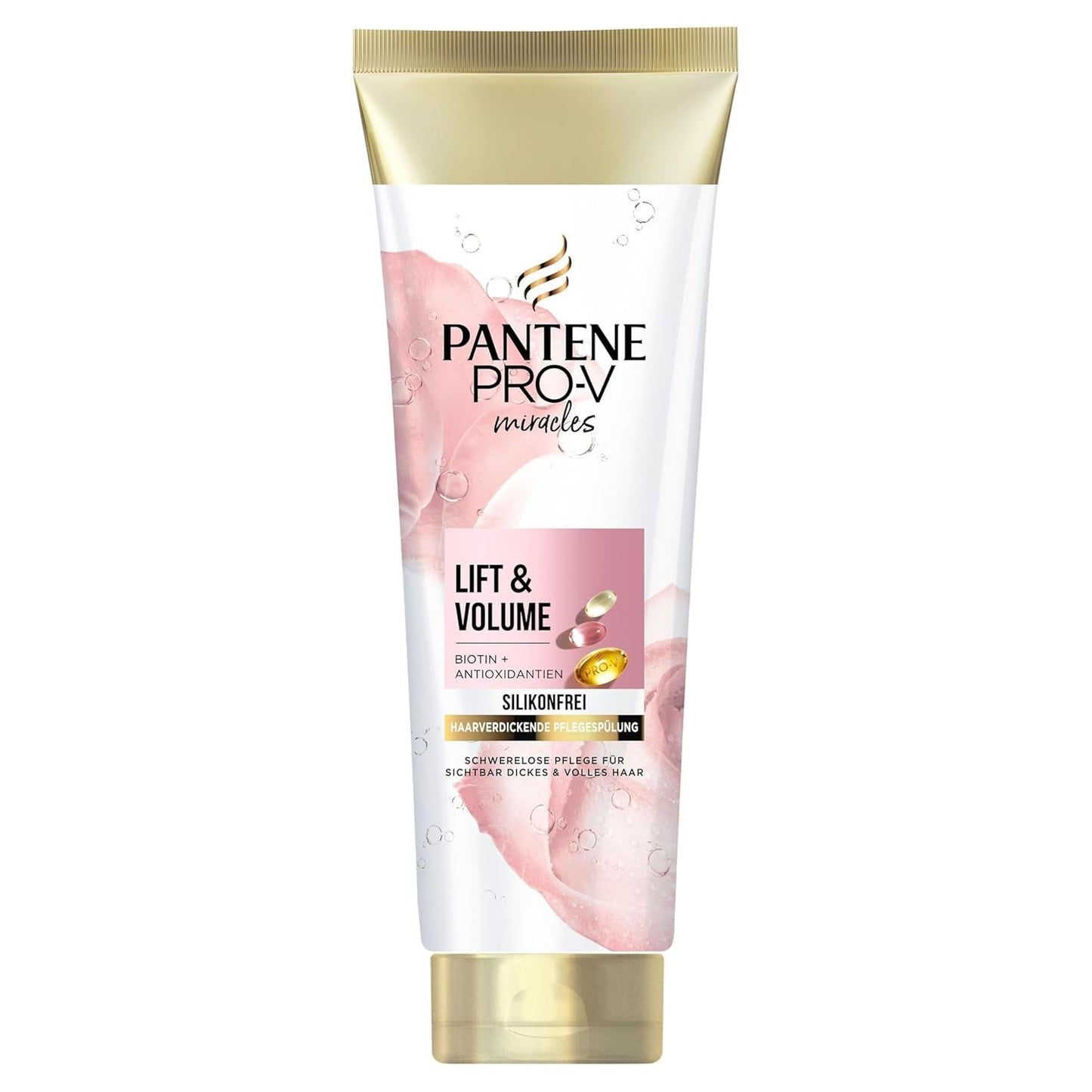Pantene Pro-V Lift & Volume Hårförtjockningsschampo med biotin, silikonfri dusch & bad Pantene balsam 160ml