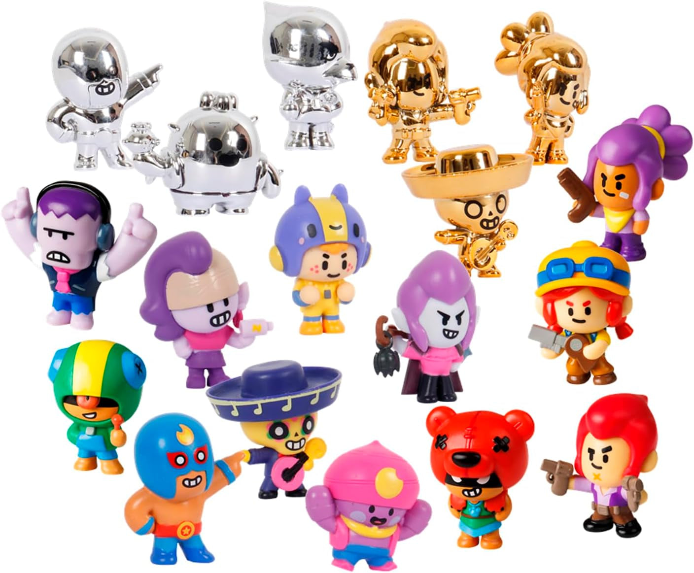Bizak Brawl Stars 64112017-1 Figur 1 bit 4 cm Figur i överraskningslåda Multiplayer Fighting Game Ålder 3+ Actionfigurer Naty Shop