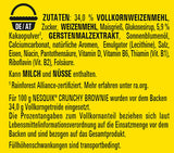 Nestlé NESQUIK Crunchy Brownie, Crunchy Frukostflingor med chokladchips och en innovativ form för extra knaprig, 7-pack (7 x 300 g)