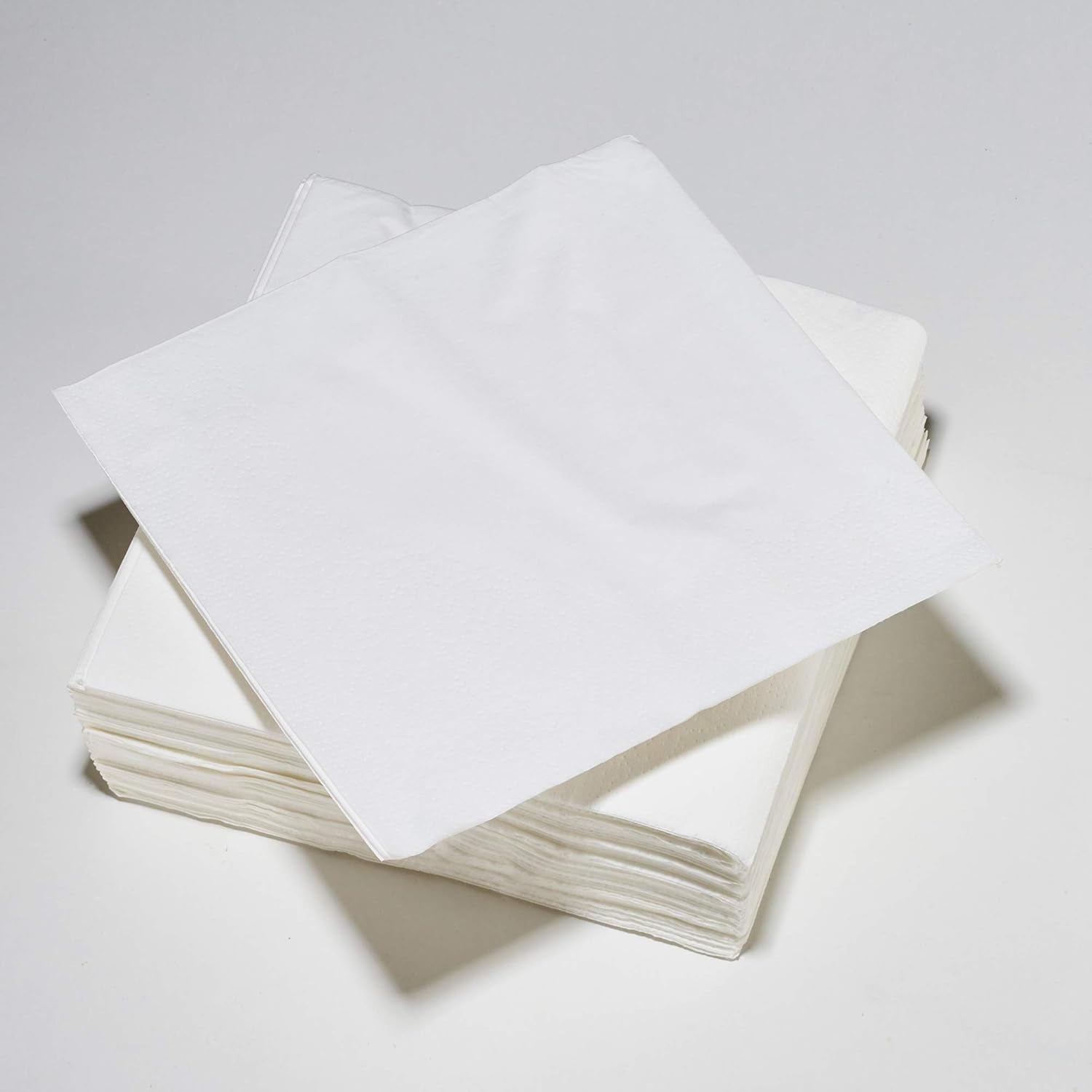 Le Napage 50 bomullsservetter 25 X 25 cm, 3 lager, FSC vit