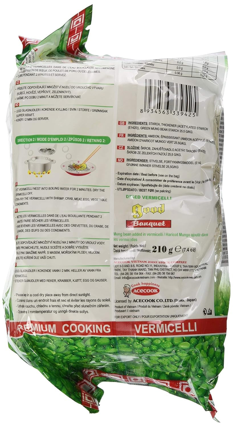 ACECOOK - Vermicelli med bönor GD - (1 X 210 GR)
