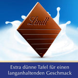 Lindt EXCELLENCE Extra Krämig Mjölkchoklad | Bar 100g | Fin, förstklassig mjölkchoklad med en krämig, mjölkig smak | Intensiv och ihållande arom | Choklad present