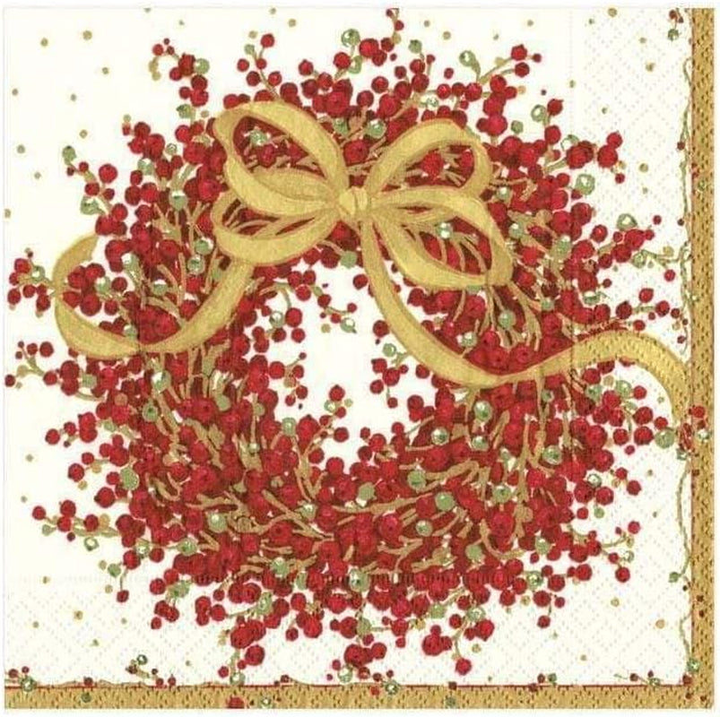 8070C treskiktspappersservetter, 20 stycken, 25 X 25 cm, pepparbär