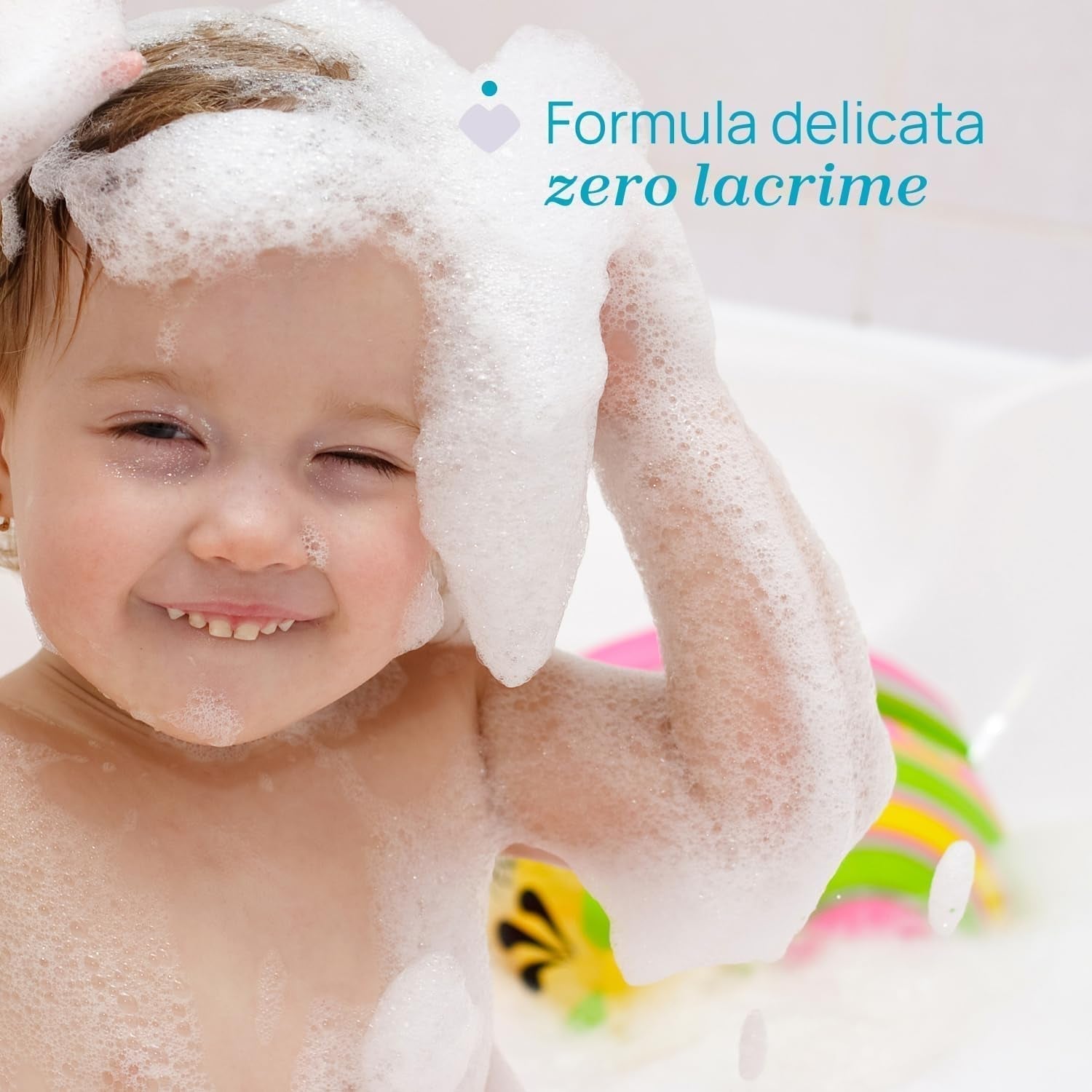 Chicco KIDS - ÖMLIG HUD - 2 I 1 MOUSSE: SCHAMPO OCH KONDITIONERING, 150 ml Barn - Bad och hudvård Naty Shop