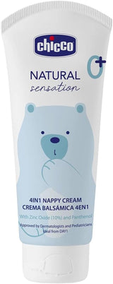 CHICCO NATURAL SENSATION - SET 2: 1 SCHAMPO OCH BAD - ICKE-TORKANDE 200 ML, 1 4IN1 CHANGE CREAM 100 ML Barn - Bad och hudvård Naty Shop