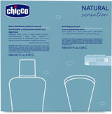 CHICCO NATURAL SENSATION - SET 2: 1 SCHAMPO OCH BAD - ICKE-TORKANDE 200 ML, 1 4IN1 CHANGE CREAM 100 ML Barn - Bad och hudvård Naty Shop