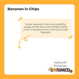 Bananchips 1 kg | Krispiga skivor bananchips med torkad frukt | hälsosamt mellanmål med en utsökt smak | Naty Shop uttorkade produkter