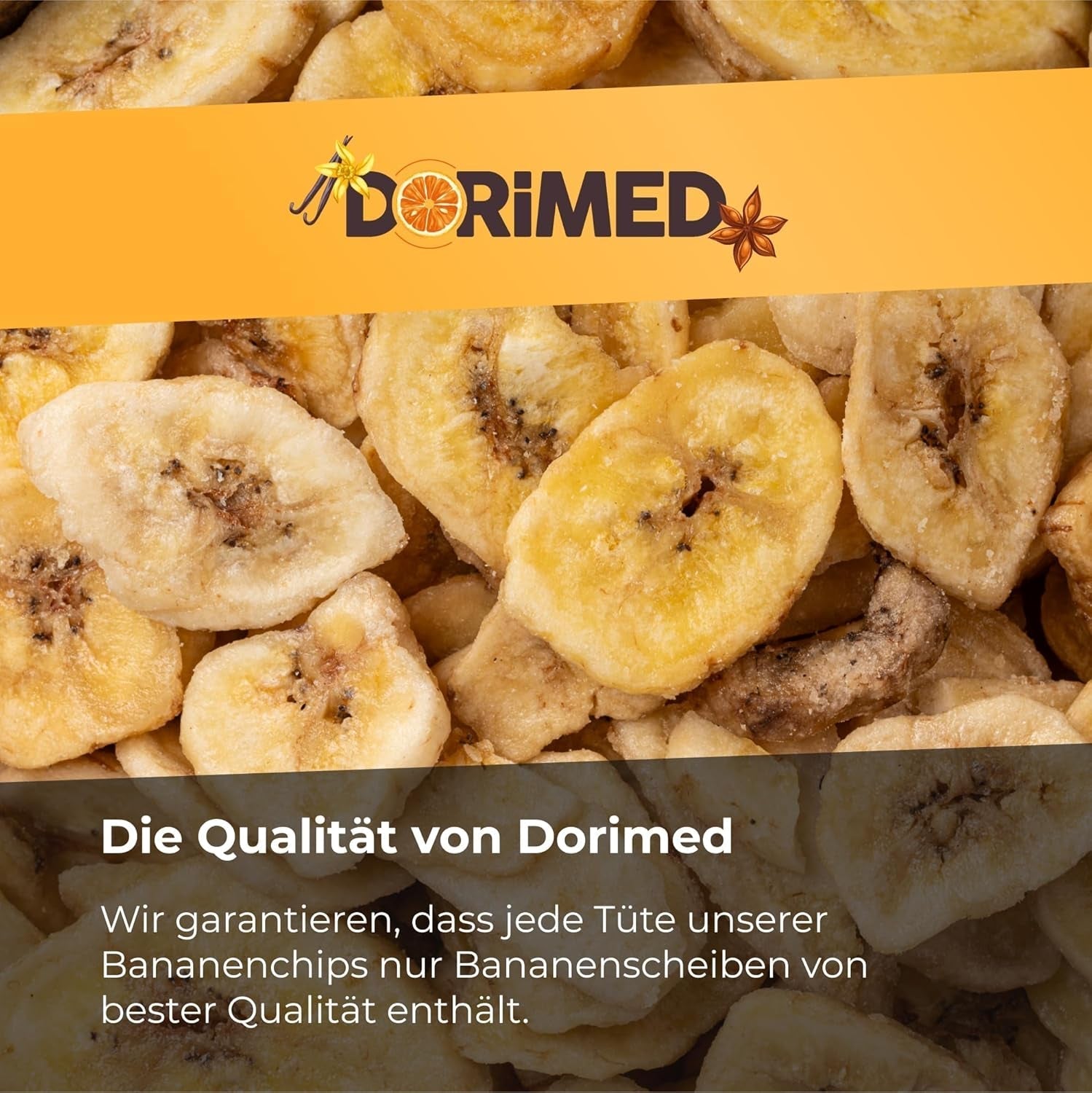 Bananchips 1 kg | Krispiga skivor bananchips med torkad frukt | hälsosamt mellanmål med en utsökt smak | Naty Shop uttorkade produkter