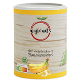 myfruits bananchips (bananskivor), frystorkade, 100 g, utan tillsatser, 100 % bananer, frystorkad frukt utan tillsatt socker Naty Shop torkade produkter 100 G (1 förpackning)