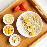 myfruits bananchips (bananskivor), frystorkade, 100g, utan tillsatser, 100 % bananer, frystorkad frukt utan tillsatt socker. Dehydrerade produkter Naty Shop