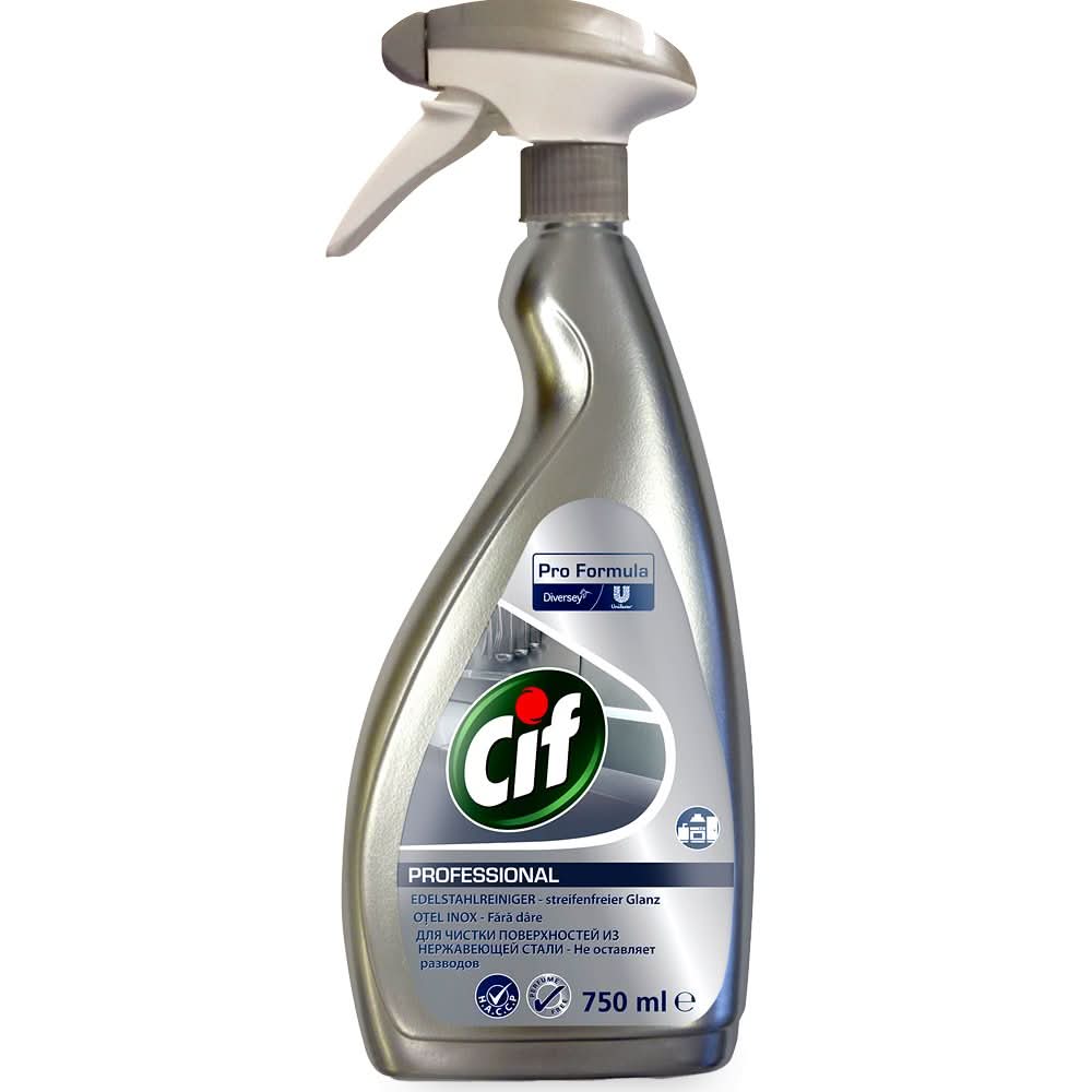 Cif professional - fönster och rostfritt stål 750 ml Detergenti Nati Shop