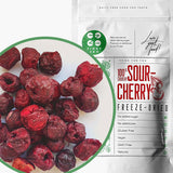 Freeze-dried cherries | Dried sour cherries | Frystorkade frukter | Frystorkade torkade frukter | Frystorkade frukter Torkade körsbär | Päls Smoothie Frystorkade frukter (90g) Dehydrerade produkter Naty Shop 90 G (1 förpackning)