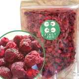 Freeze-dried cherries | Dried sour cherries | Frystorkade frukter | Frystorkade torkade frukter | Frystorkade frukter Torkade körsbär | Päls Smoothie Frystorkade frukter (90g) Dehydrerade produkter Naty Shop 300 G (1 förpackning)
