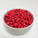 Frystorkade hela röda vinbär 100g - Frystorkade frukter - Frystorkade torkade frukter - Röda vinbär för bakning, dekoration av kakor, snacks, müsli, desserter Torkade produkter Naty Shop
