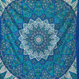 Momomus matta stor picknickfilt strand tunn avvisande Hem - Tillbehör och dekorationer Naty Shop Blå 230L X 210B Cm