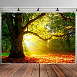 Matta gobeläng skog canvas träd sol himmel Hem - Accessoarer och dekorationer Naty Shop