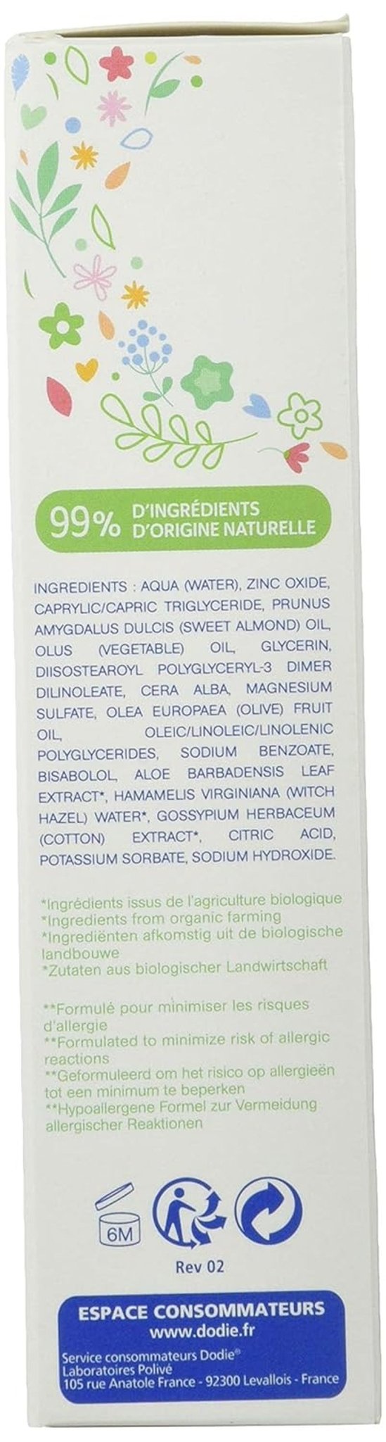 Ersättningskräm, parfymfri, från födseln, 75 ml Barn - Bath and Skincare Naty Shop