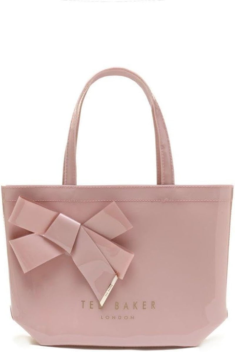 Ted Baker Nikicon Dam Vinyl Rosett Shopper Väskor Dam Naty Shop Rosa