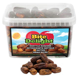 Bite & Delight torkade dadlar - Hela, torkade och naturliga - Aromatiska sötsaker - Läckra och saftiga - Färdigt fruktsnack - Vegansk - Inget tillsatt socker - 1250g Naty Shop torkade produkter 1000 Ml