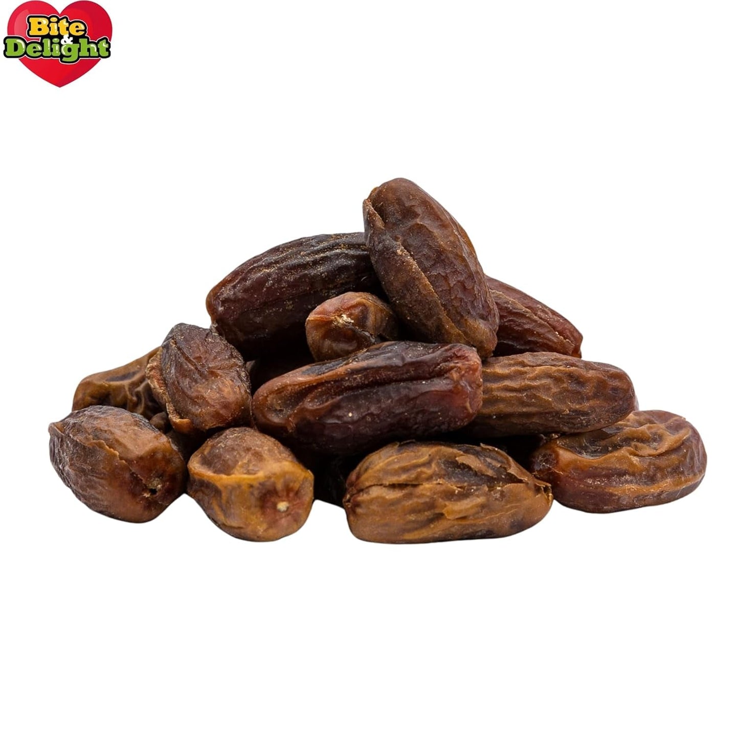 Bite & Delight torkade dadlar - Hela, torkade och naturliga - Aromatiska sötsaker - Läckra och saftiga - Färdiga fruktsnacks - Vegansk - Inget tillsatt socker - 1250g Naty Shop torkade produkter