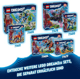 LEGO Dreamzzz 2-i-1 Coopers Dino-Mech C-Rex Toy Pterodactyl T.Rex Actionfigur för pojkar och flickor Kreativ leksak Äventyrsset Present för barn 9 år 71484 Byggset Beuche den LEGO-Store