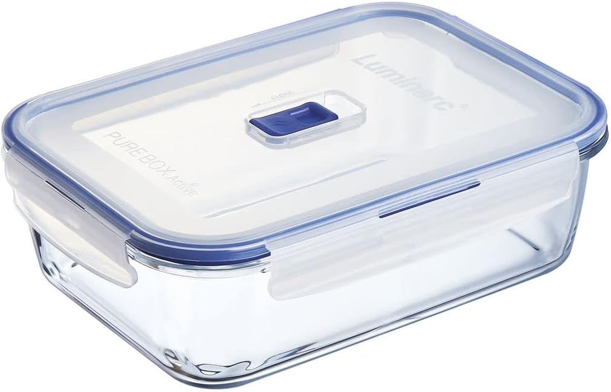 Pure Box Active Containers Rektangulära Hermetico - 197cl Bicolor Matförvaringslådor Naty Shop Rektangulära 1970 Ml