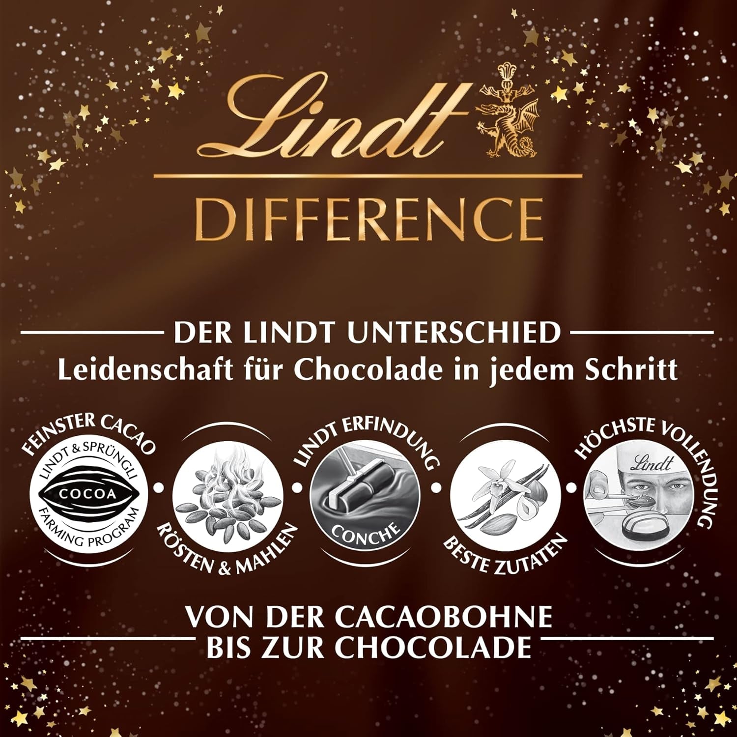 Lindt Julmandelchokladkaka | 100 g | Mandel i valnötsgrädde täckt med den finaste mjölkchokladen | Julchokladgåva