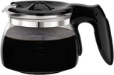 Tefal CM3408 Mini kaffebryggare i glas (600 W, 6 koppar) svart/rostfritt stål, CM340811