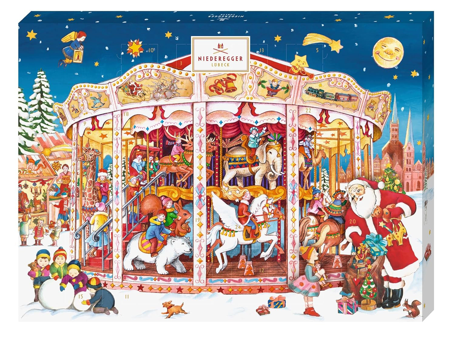 Adventskalender Niederegger Karusell 500g