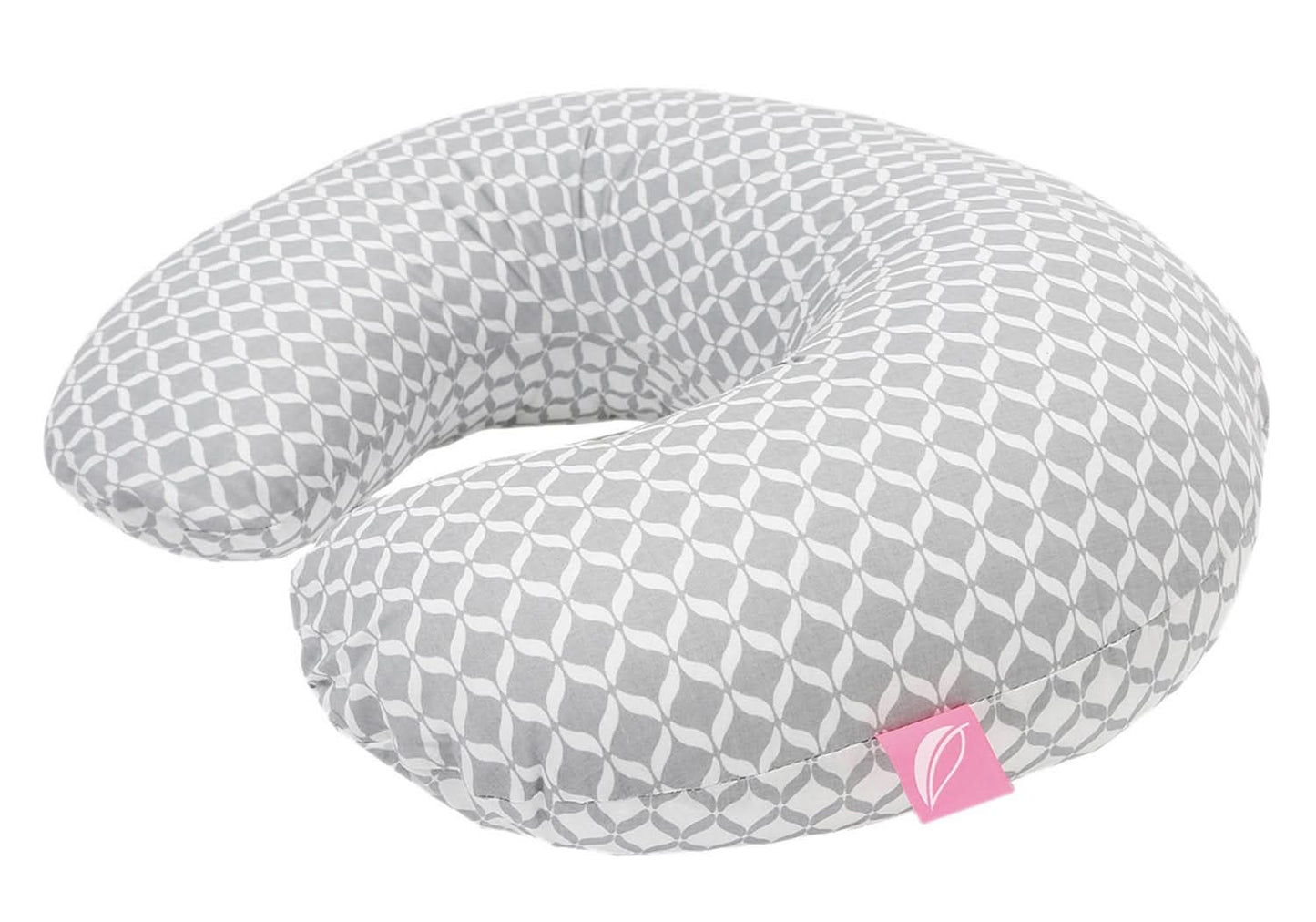 Ergonomisk amningskudde, Oeko-Tex Standard 100, beige Mat- och amningstillbehör Bebe Naty Shop Grey