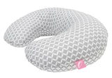Ergonomisk amningskudde, Oeko-Tex Standard 100, beige Mat- och amningstillbehör Bebe Naty Shop Grey