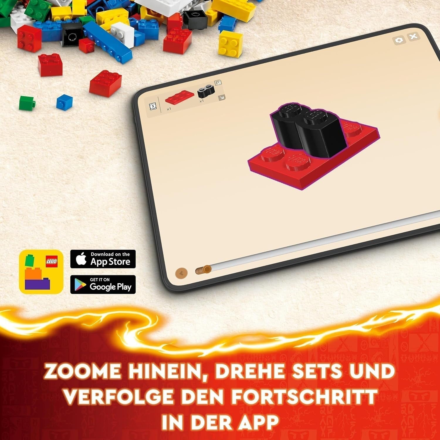 LEGO NINJAGO Kai's Fire Mech actionfigurleksak för barn med anpassningsbar röd mekfigur Ninjaset 4 figurer inklusive Kai och Zane Present för 7-åriga pojkar och flickor 71808 Byggset Beuche den LEGO-Store