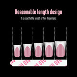 NOVO OVO 360 st Lätt att riva av Tryck på nageldisplay självhäftande ark Klart dubbelsidigt nagelkonstfäste/förpackning/förvaring/övning/tillbehör, 30 st x 12 ark