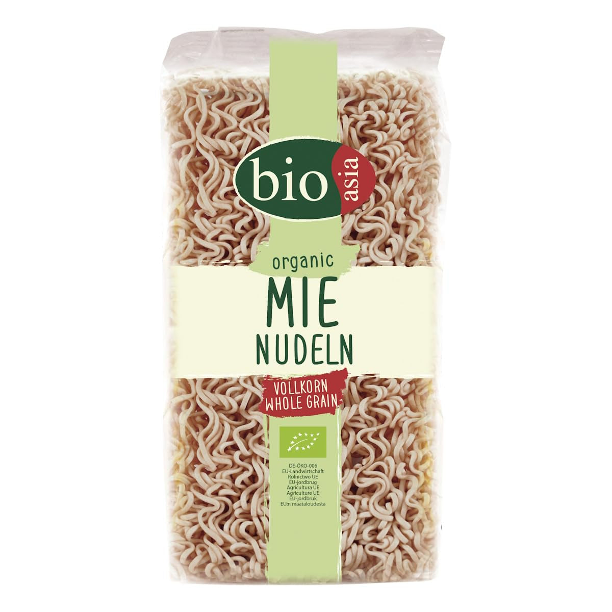 BIOASIA Bio Mie Nudlar, gjorda av fullkorn, snabba och enkla att tillaga (1 x 250 g)