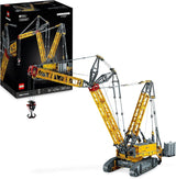 LEGO Technic Liebherr LR 13000 Bandkransats, bygg den bästa fjärrstyrda konstruktionsfordonsmodellen med Control+-appen, kran med vinschsystem och lyftarm, stor modellsats för vuxna 42146 Byggset Besuche den LEGO-Store Standardtitel
