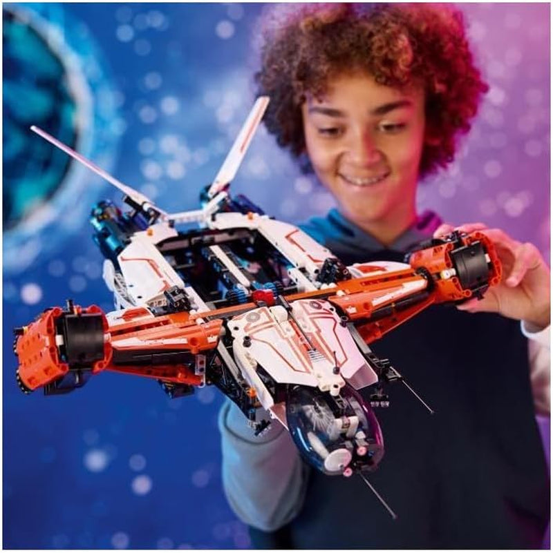 LEGO Technic Vtol Space Transporter LT81, rymdbyggsats, rymdleksak, rymdskepp, miniroverlekset, present till pojkar och flickor över 10 år 42181 Byggset Besuche den LEGO-Store