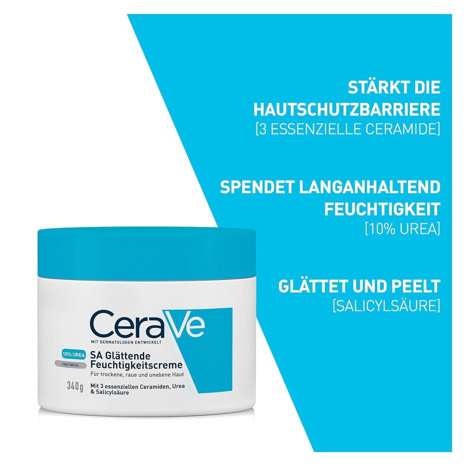 Cerave Cream för torr, sträv och ojämn hud Cosmetics and Beauty Naty Shop