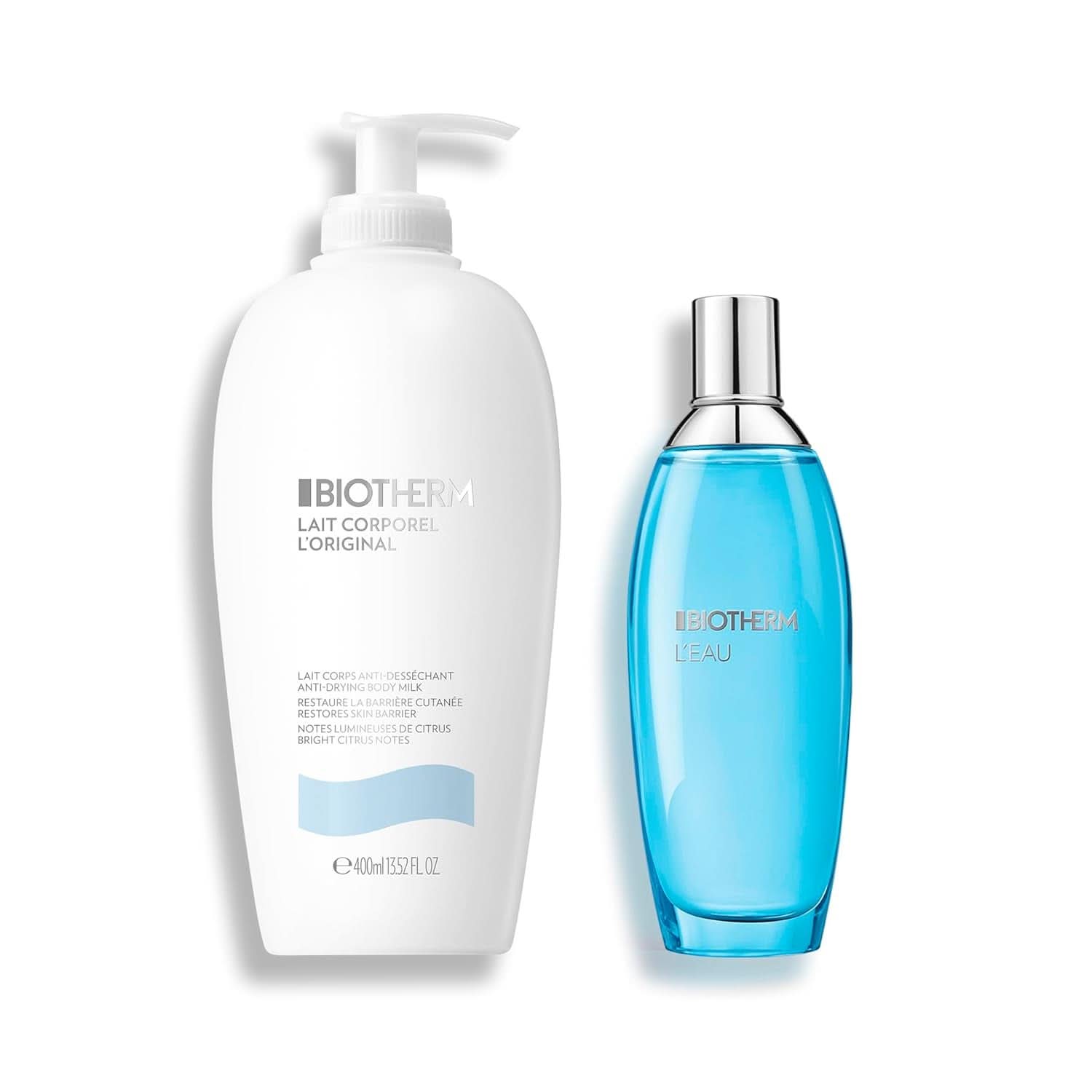 Biotherm Lait Corporel L'Original, Fuktgivande kroppslotion med plankton, 400 ml Kosmetika och skönhet Naty Shop Bodylotion 400 ml + Kroppsspray 100 ml Set