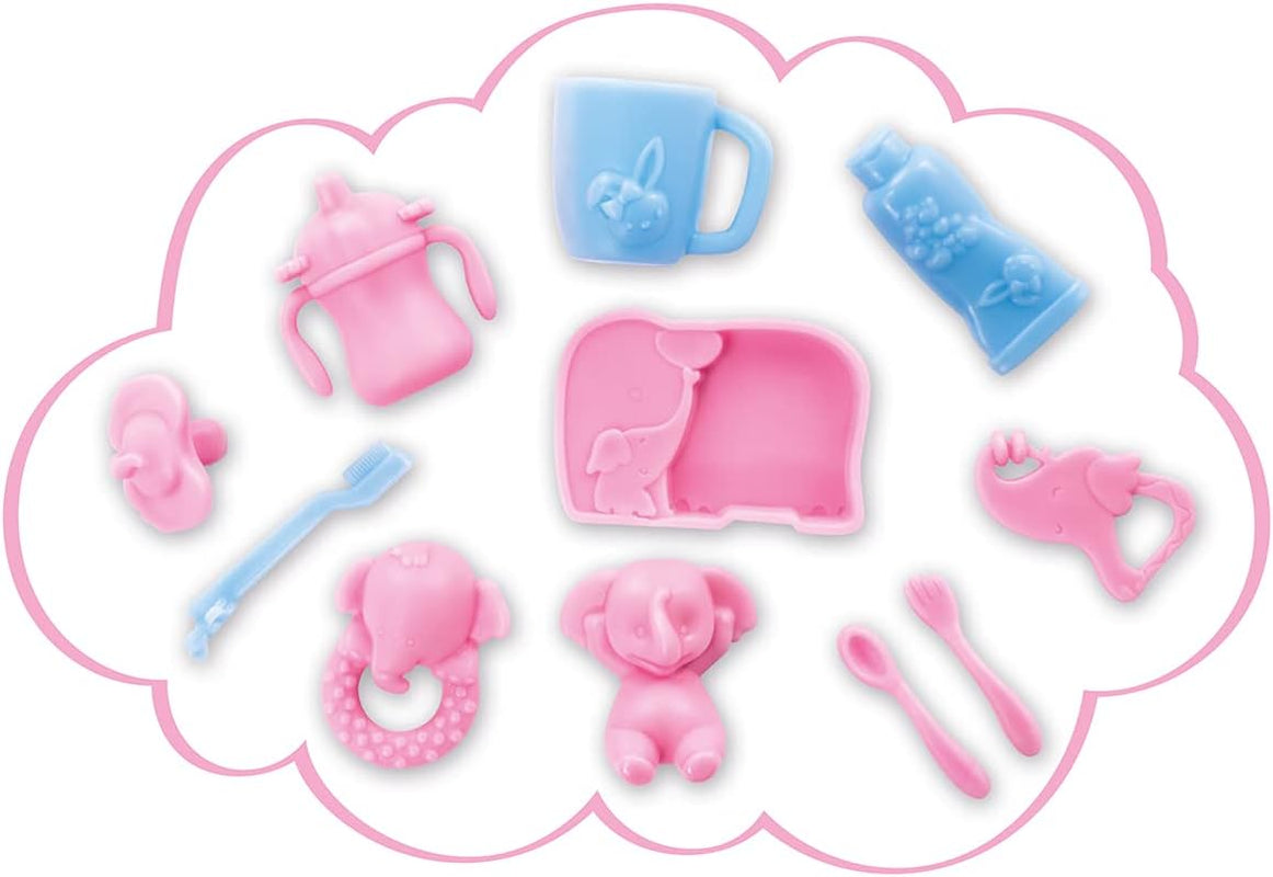 Simba Steffi Love Sweet Dreams / Söt babydocka och spjälsäng / med glöd-i-mörker-funktion / 12 stycken / 29cm / För barn från 3 år och uppåt