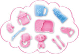 Simba Steffi Love Sweet Dreams / Söt babydocka och spjälsäng / med glöd-i-mörker-funktion / 12 stycken / 29cm / För barn från 3 år och uppåt