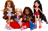 Bratz går ut! - Jade - 1 samlardocka med tillbehör, outfit, väska, solglasögon och borste - Leksak för barn - 6+, Röd