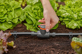 Gardena Micro-Drip-System regler- och avstängningsventil 13 mm (1/2 tum): Enkel avstängning av rör och kontinuerlig reglering av vattenflöde, tillbehör för att lägga dropprör (13207-20)