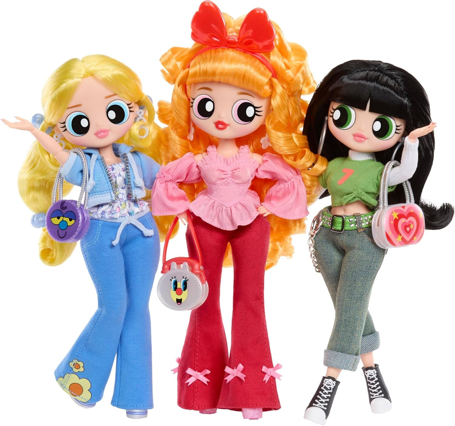 L.O.L. Överraskning! OMG The Powerpuff Girls Puppe - Bubbles - Enthält 1 Modepuppe, Inklusive Outfit och Accessoarer, 3 till Sammeln